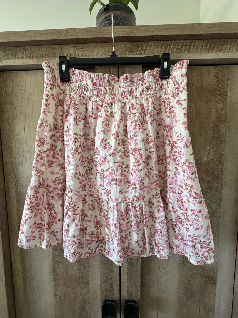Time and Tru Lined Floral Skirt